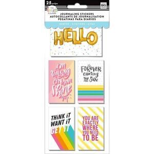 The Happy Planner Journaling‎ (Flip) Quote Stickers New!